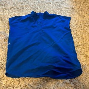 Figs high neck scrub top